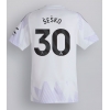 Camiseta Manchester United Benjamin Sesko #30 Segunda Equipación Replica 2025-26 mangas cortas Camiseta Manchester United Benjamin Sesko #30 Segunda Equipación Replica 2025-26 mangas cortas